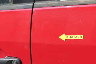 VW Touran 1T 1T3 Tür hinten links rot LY3D tornadorot mit Scheibe - Bild 4
