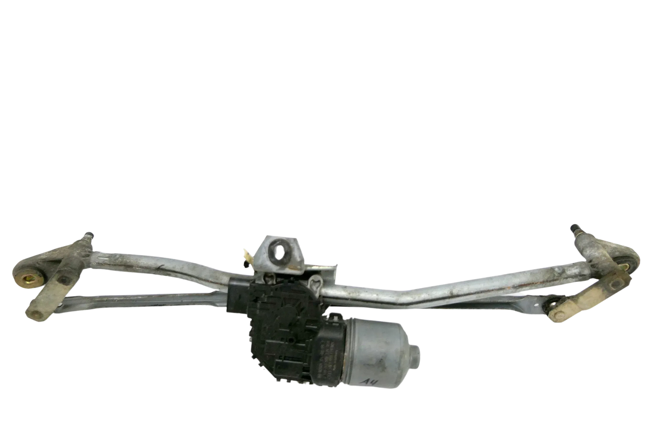 Audi A4 B6 B7 8E Wischermotor Wischer Motor mit Gestänge 8E1955119 vorn - Bild 1