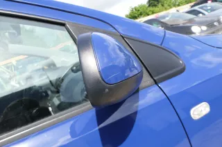 VW Fox 5Z manueller Spiegel Außenspiegel + Glas rechts blau LL5M mechanisch - Bild 2