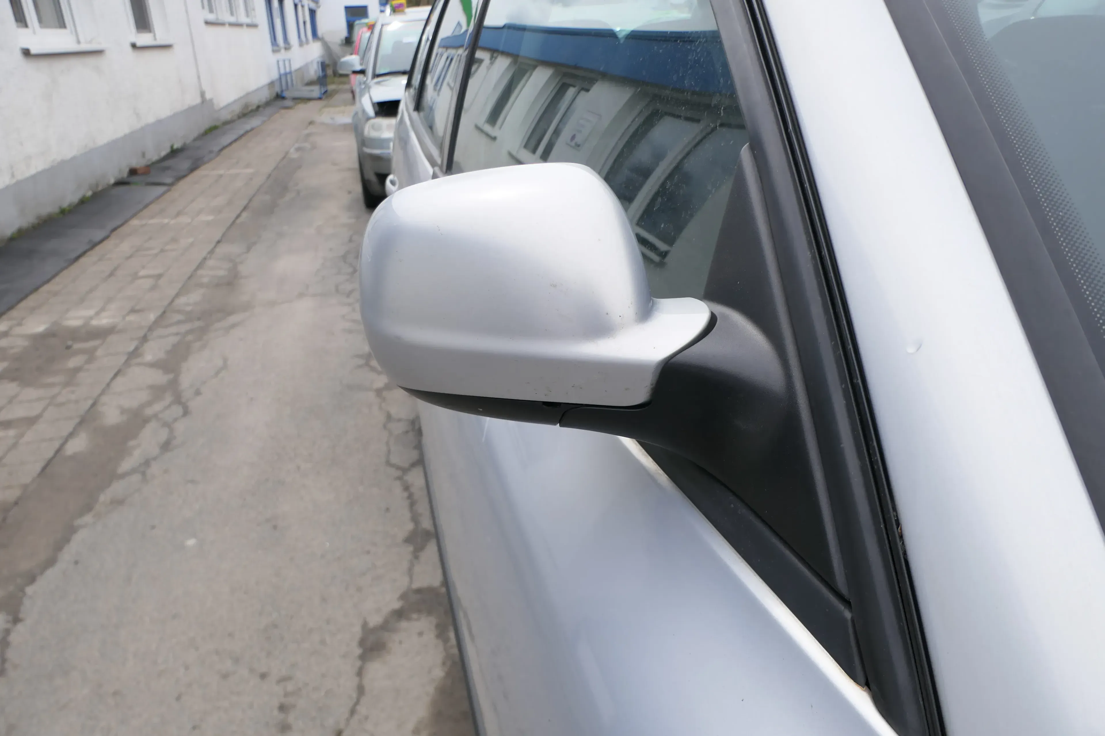 VW Passat 3B 3BG elektrischer Spiegel Außenspiegel rechts Glas grau silber LB7Z - Bild 1