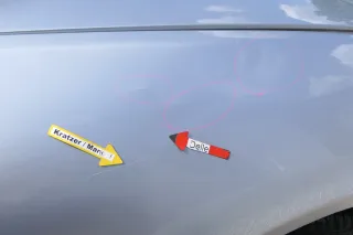 Audi A3 8L Kotflügel vorne rechts silber grau LY7M - Bild 3