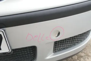 VW Polo 6N2 Stoßstange vorne Frontstoßstange Stoßfänger silber LB7Z + Grill - Bild 8