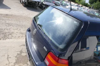 VW Golf 4 Limousine Heckklappe Kofferraumklappe Klappe hinten blau LA5G ohnAnb - Bild 3