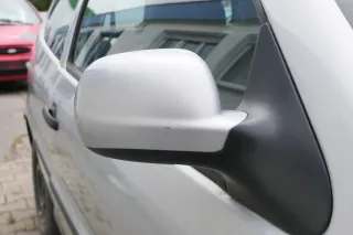 VW Polo 6N2 manueller Spiegel Außenspiegel rechts außen silber LB7Z + Glas - Bild 3
