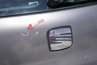 Seat Ibiza 6L Heckklappe Klappe hinten Kofferraumklappe grau LS7U ohneBremsleuch - Bild 7