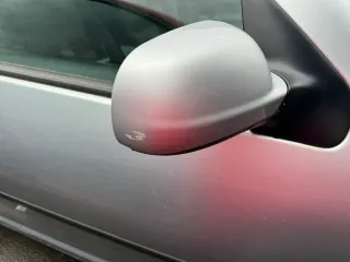VW Golf 4 Bora manueller Spiegel rechts Außenspiegel silber grau LA7W Glas - Bild 2