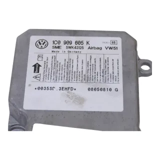 VW Fox 5Z Steuergerät Airbag Airbagsteuergerät 1C0909605K 1C0909605P 01M - Bild 3