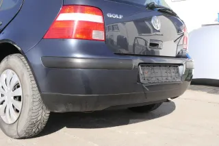 VW Golf 4 Limousine Stoßstange hinten Heckstoßstange Stoßfänger blau grau LC7V h - Bild 3