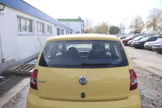 VW Fox 5Z Heckklappe Kofferraumklappe Klappe hinten + Scheibe gelb LY1C - Bild 1