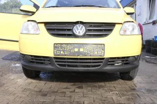 VW Fox 5Z Stoßstange vorne Stoßfänger gelb LY1C mit Grill - Bild 1