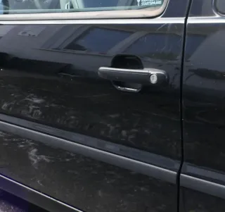 VW Polo 6N 6N2 Tür vorne links Fahrertür 2/3-Türer schwarz L041 - Bild 2