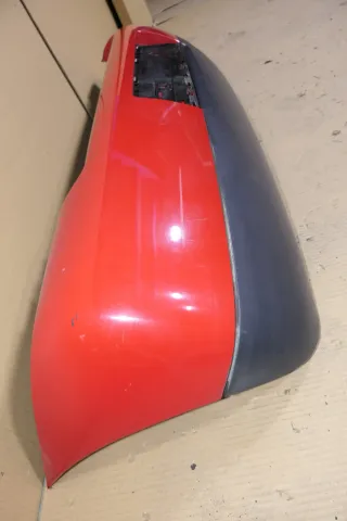 VW Lupo Stoßstange hinten Heckstoßstange Stoßfänger rot LP3G - Bild 3