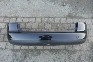 VW Touran 1T Stoßstange hinten Heckstoßstange Stoßfänger schwarz LC9Z metallic - Bild 1