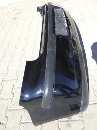VW Polo 9N 9N3 Stoßstange Heckstoßstange hinten schwarz L041 uni - Bild 3