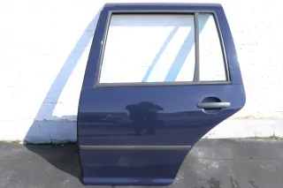 VW Golf 4 Bora Tür hinten links nur Kombi / Variant blau LA5G Perlblau - Bild 1