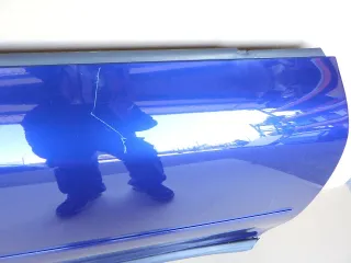 Audi A3 8L Tür Türblatt vorne rechts Beifahrertür blau LZ5K (Griff beachten) 2-T - Bild 3