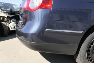 VW Passat 3C Kombi Stoßstange hinten Heckstoßstange Stoßfänger grau blau LC5F - Bild 3