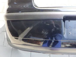 VW Polo 9N 9N3 Stoßstange Heckstoßstange hinten schwarz LC9Z metallic - Bild 5