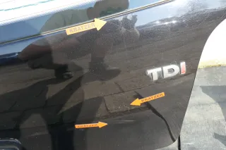 VW Polo 9N3 9N Heckklappe Kofferraumklappe Klappe schwarz LC9Z met - Bild 4