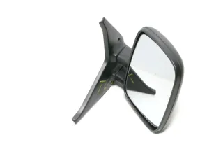 VW T4 mechanisch Spiegel Außenspiegel rechts Glas schwarz 701857508 original - Bild 1