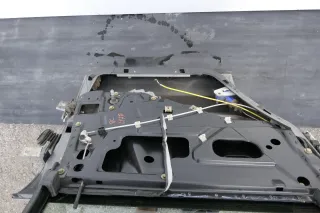 Audi 80 90 Limouisne Stufenheck Tür hinten links Rahmen Türblatt grau LY7P - Bild 2