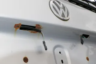 VW Sharan 7M Heckklappe Scheibe  Klappe hinten ab Bj.2000 silber LB7Z satinsilbe - Bild 4