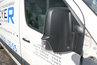 VW Crafter 2E elektrischer Spiegel Außenspiegel rechts mit Glas schwarz - Bild 2