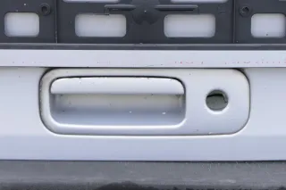 VW Polo 6N Heckklappe Klappe hinten Kofferraumklappe mit Scheibe silber LB7Z - Bild 3