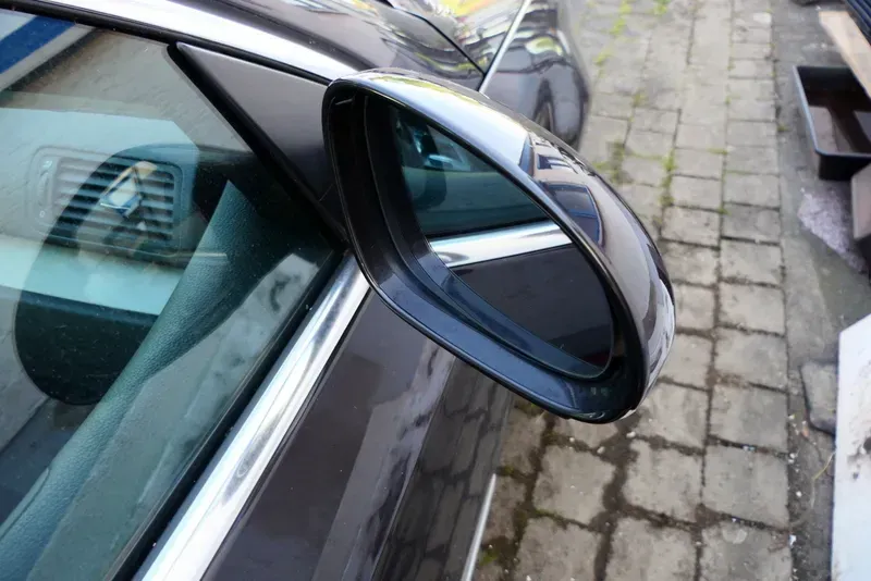 VW Passat 3C elektrischer Spiegel Außenspiegel rechts braun LC8Z anklappbar - Bild 1