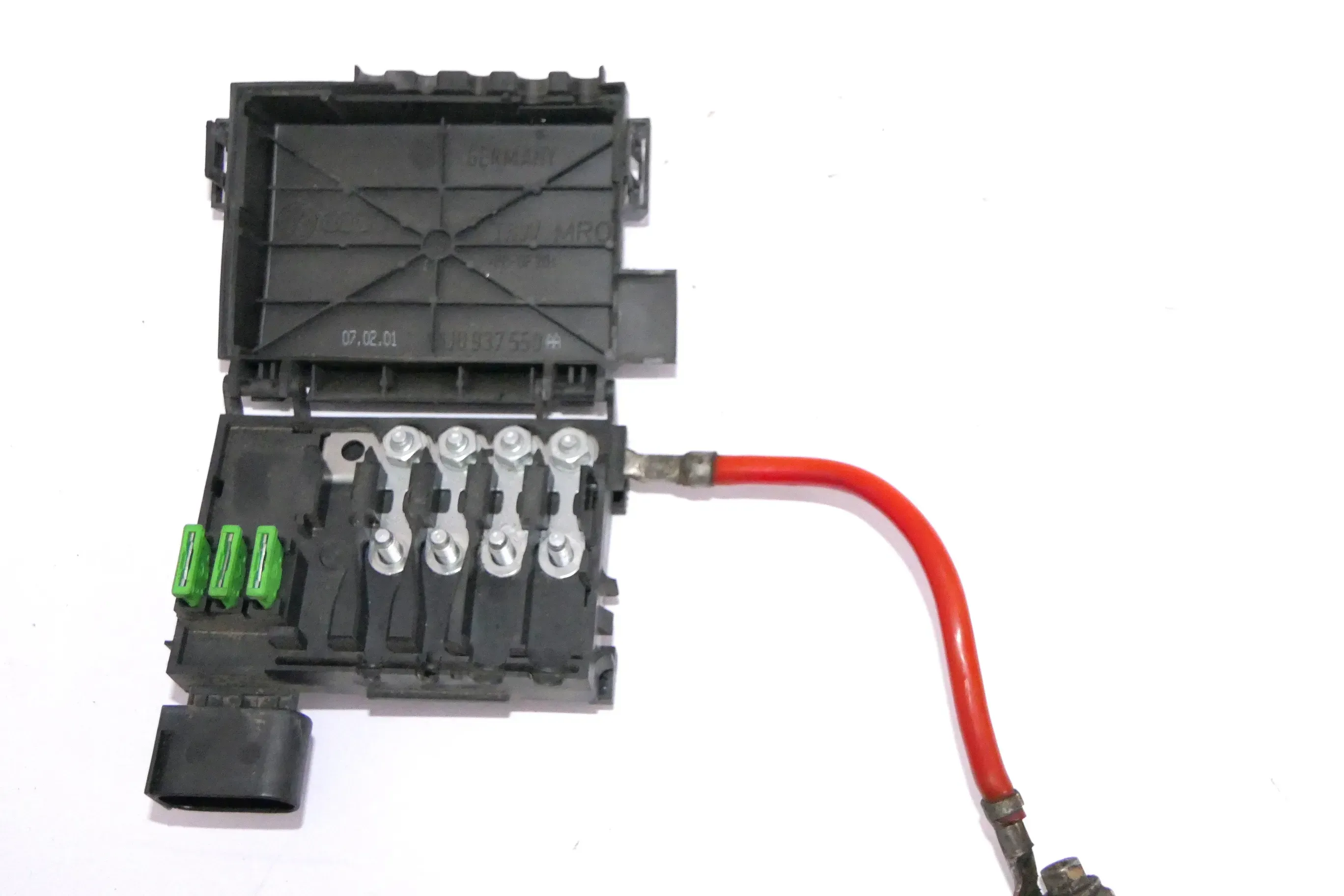 VW Golf 4 Bora A3 Sicherungskasten Sicherungsdose Abdeckung Batterie 4-Fach - Bild 1