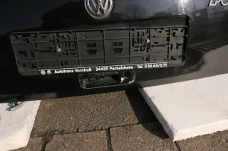 VW Polo 6N Heckklappe Klappe hinten Kofferraumklappe mit Scheibe schwarz LC9Z - Bild 2
