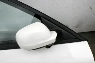 VW Passat 3B 3BG elektrischer Spiegel Außenspiegel rechts mit Glas weiß LB9A - Bild 1