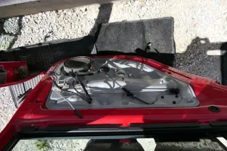 VW Golf 4 Bora Tür hinten links nur passend bei Kombi / Variant rot LY3D - Bild 3