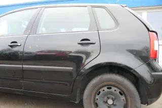 VW Polo 9N 9N3 Tür hinten links 4/5-Türer schwarz L041 - ohne Anbauteile - Bild 1
