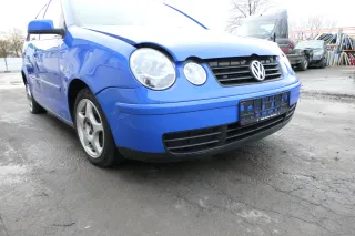 VW Polo 9N Stoßstange Frontstoßstange vorne blau LA5F - Bild 5