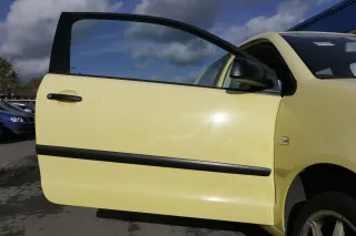 VW Polo 9N 9N3 Tür vorne rechts Beifahrertür 2/3-Türer gelb LD1B ohneAnbautei - Bild 1