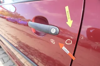 VW Golf 4 Tür vorne links Fahrertür 2/3-Türer braun rot LC3K ohneAnbauteile - Bild 6