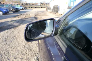 VW Passat 3BG 3B elektrischer Spiegel Außenspiegel links blau LN5Y - Bild 3