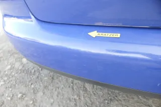 VW Touran 1T Stoßstange hinten Heckstoßstange Stoßfänger blau LL5M - Bild 4