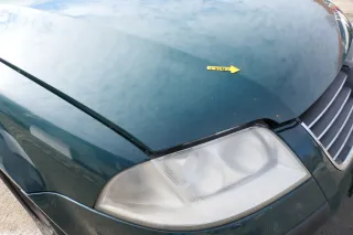 VW Passat 3BG Motorhaube Klappe vorne vorn Haube grün LB6G - Bild 4