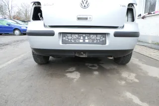 VW Golf 4 Limousine Stoßstange hinten Heckstoßstange Stoßfänger silber LB7Z grau - Bild 1