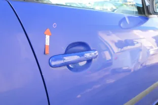 Seat Ibiza 6L Tür Beifahrertür 4/5-Türer vorne rechts blau LS5G - Bild 4
