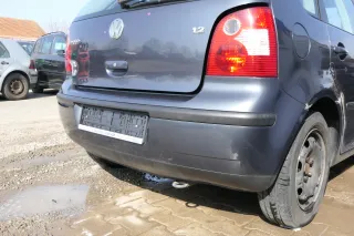 VW Polo 9N 9N3 Stoßstange Heckstoßstange hinten grau LC7V - Bild 3