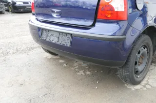 VW Polo 9N 9N3 Stoßstange Heckstoßstange hinten blau LB5N indigoblau - Bild 4