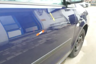 VW Polo 9N 9N3 Tür vorne rechts Beifahrertür 2/3-Türer blau LB5N ohneAnbauteile - Bild 3