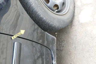VW Lupo Kotflügel vorne rechts schwarz L041 - Bild 4