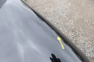 VW Lupo Motorhaube Klappe Frontklappe Haube vorne schwarz L041 - Bild 7