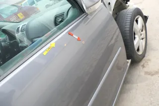 VW Golf 5 V 1K Tür Türblatt vorne rechts Beifahrertür 2/3-Türer grau LA7T - Bild 4