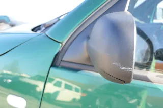 VW Lupo Arosa manueller Spiegel Außenspiegel links manuell schwarz matt großer - Bild 2