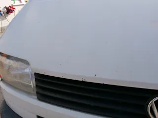VW T4 Transporter Pritsche Motorhaube Haube Klappe vorne weiß R902 Kurze AC0 - Bild 4